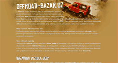 Desktop Screenshot of offroad-bazar.cz